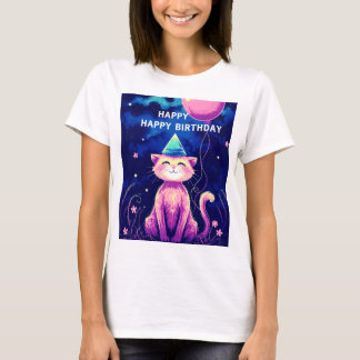 Camiseta Feliz aniversário para você