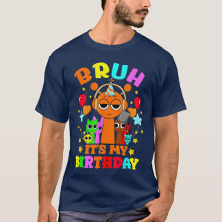 Camiseta Feliz Aniversário Sprunky Oren Simon Pinki Raddy O