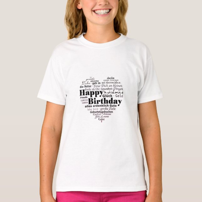 Camiseta Feliz Aniversário Tee (Frente)