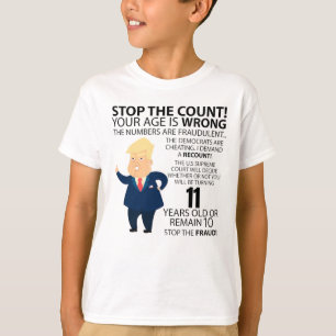 Camiseta Feliz Ano de Aniversário do 11 Aniversário Prese