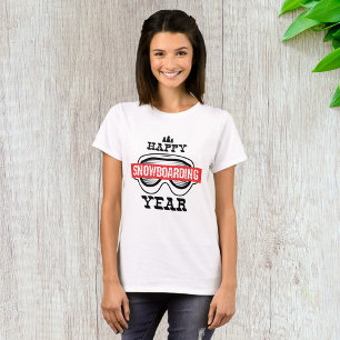 Camiseta Feliz Ano de Snowboarding