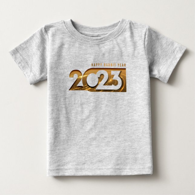 Camiseta Feliz Ano do Coelho 2023 (2) | (Frente)