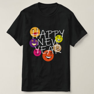 CAMISETA FELIZ ANO EMOJIS