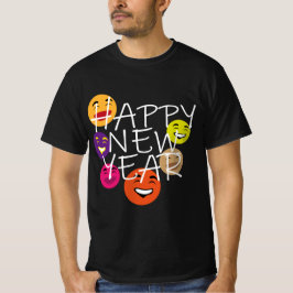 CAMISETA FELIZ ANO EMOJIS