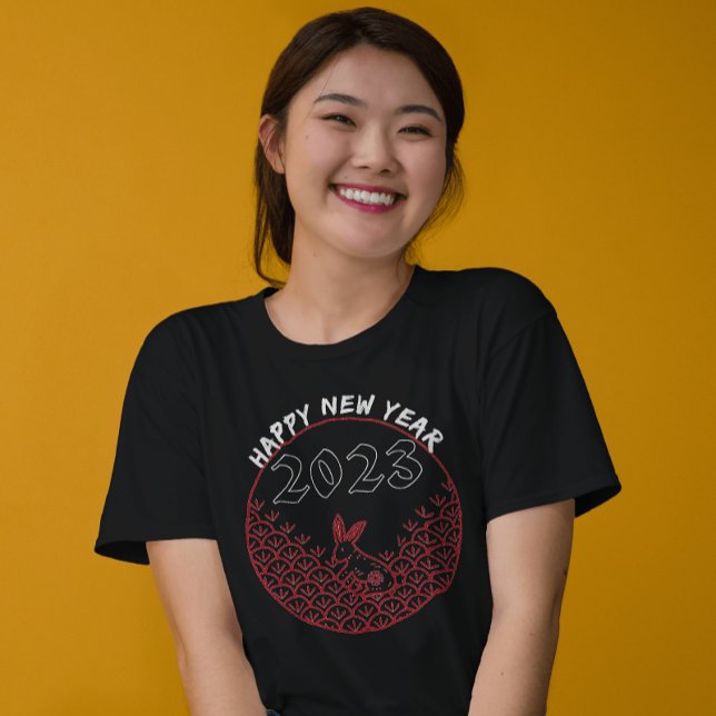 Camiseta Feliz ano lunar chinês de 2023 (Criador carregado)
