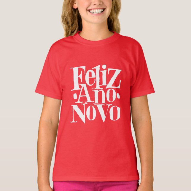 Camiseta Feliz Ano Novo (Frente)