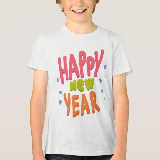 Camiseta Feliz Ano Novo (Frente)