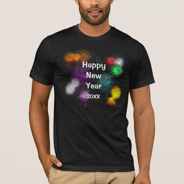 Camiseta Feliz ano novo (Frente)