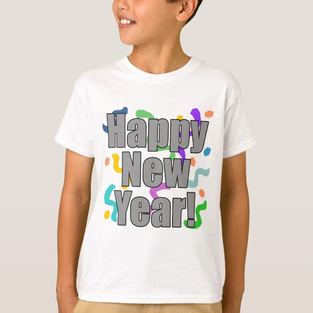 Camiseta Feliz ano novo (Frente)