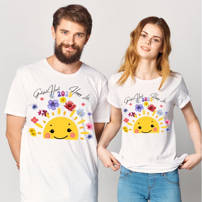 Camiseta Feliz Ano Novo (Criador carregado)