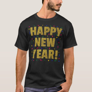 Camiseta feliz ano novo