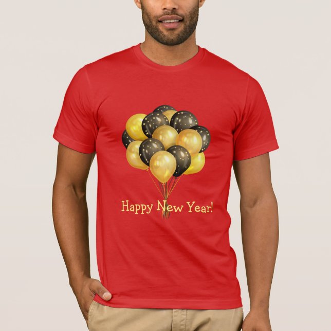 Camiseta Feliz ano novo (Frente)