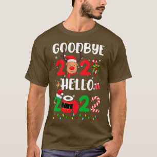Camiseta Feliz ano novo 2022 Véspera de ano novo Adeus 2021