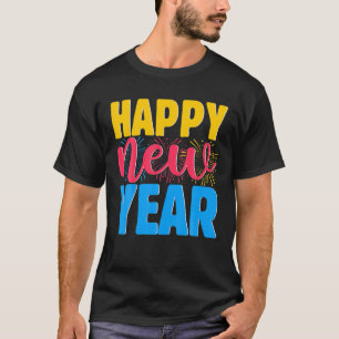 Camiseta FELIZ ANO NOVO 2022 Véspera de ano novo da famíl