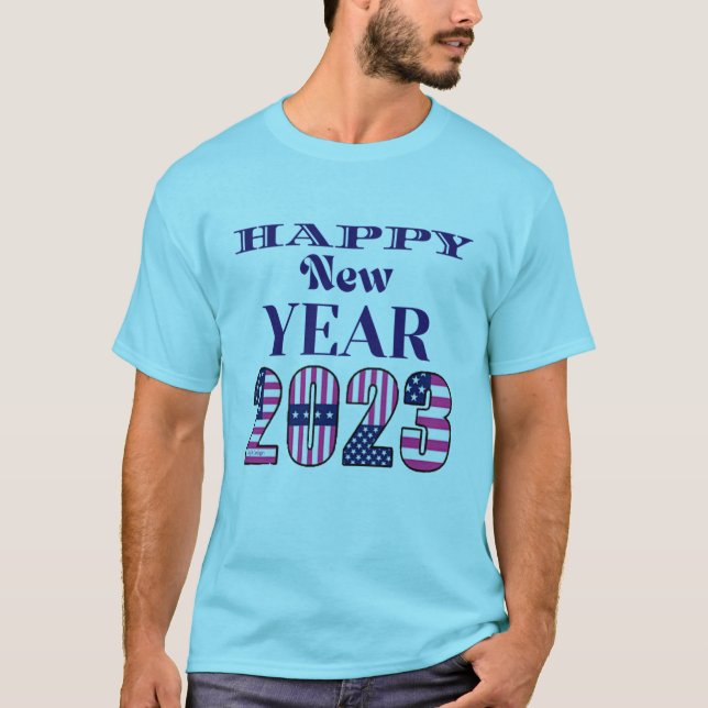 Camiseta Feliz ano novo 2023 (Frente)