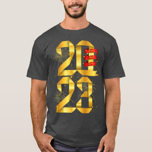 Camiseta Feliz ano novo 2023 Parte Suprimentos N