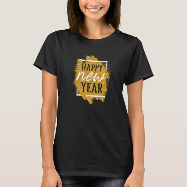 Camiseta Feliz ano novo 2023 Véspera de ano novo (Frente)