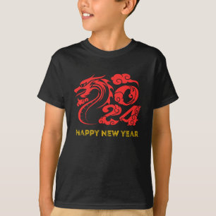 Camiseta feliz ano novo 2024