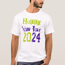 Camiseta feliz ano novo 2024