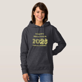 Camiseta Feliz Ano Novo 2024 Capuz Sweatshirt