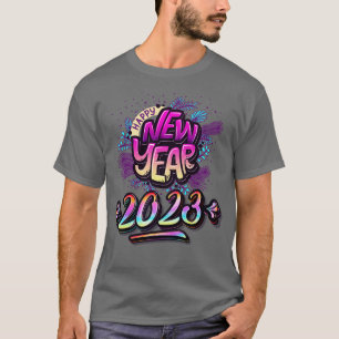 Camiseta Feliz ano novo 2024 EUA