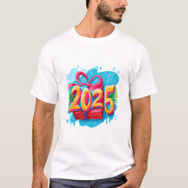 Camiseta feliz ano novo 2025