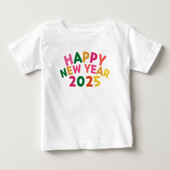 CAMISETA FELIZ ANO NOVO 2025 (Frente)