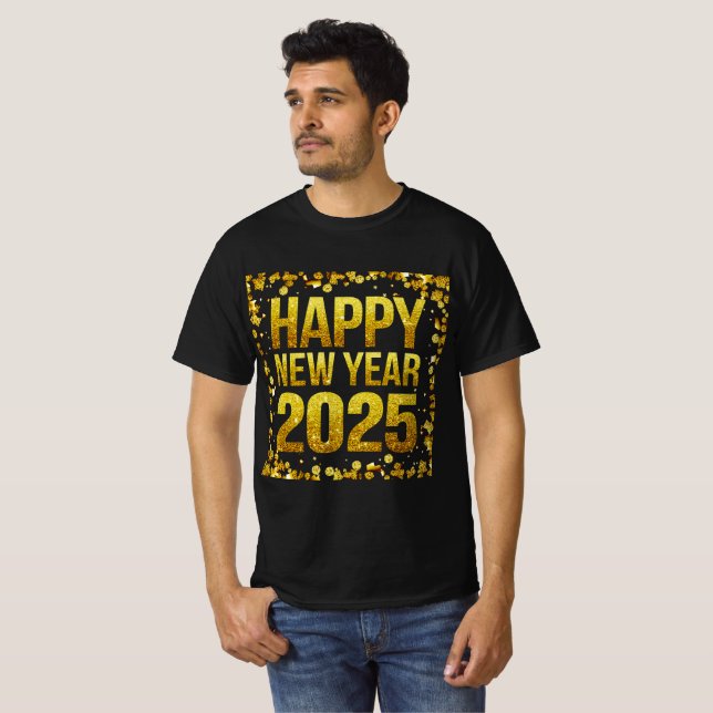 CAMISETA FELIZ ANO NOVO 2025 (Frente Completa)