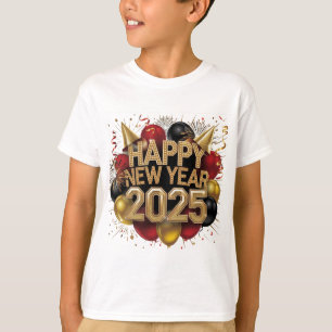 Camiseta Feliz ano novo 2025