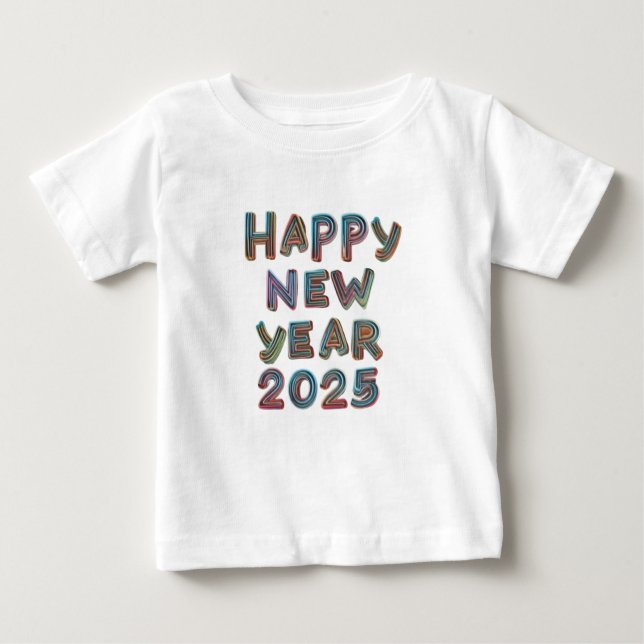 Camiseta Feliz ano novo 2025*#*#**#** (Frente)
