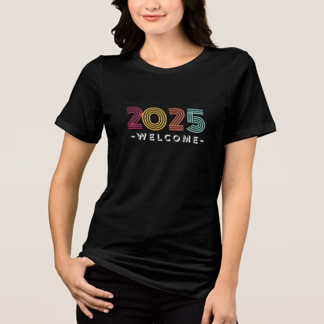 Camiseta feliz ano novo 2025 (Frente)
