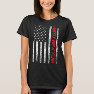 Camiseta Feliz ano novo 2025 - Incêndio da família American