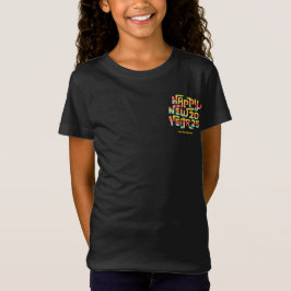 Camiseta Feliz ano novo 2025 Trendy Colorful Personalizado