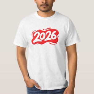 Camiseta Feliz Ano Novo 2026