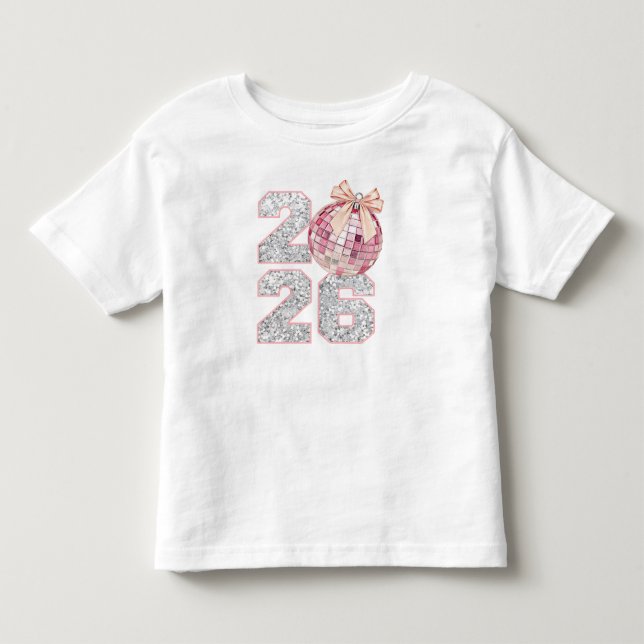 Camiseta Feliz Ano Novo 2026 (Frente)