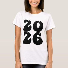 Camiseta feliz ano novo 2026