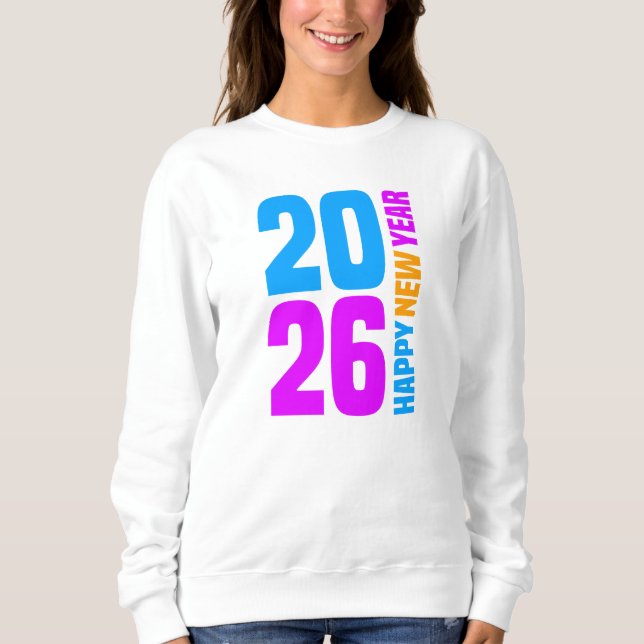 Camiseta Feliz ano novo 2026-34568 (Frente)
