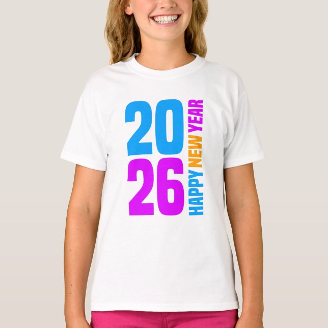Camiseta Feliz ano novo 2026-34568 (Frente)