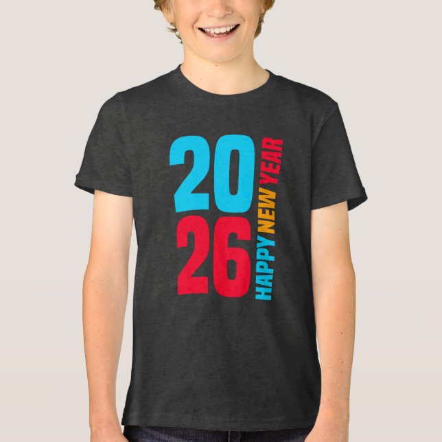 Camiseta Feliz ano novo 2026-34568 (Frente)