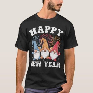 Camiseta Feliz Ano Novo 2026 Festa de Ano Novo da Família G