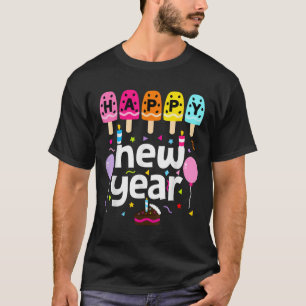 Camiseta Feliz ano novo 2026 Festa Véspera de ano novo Cria