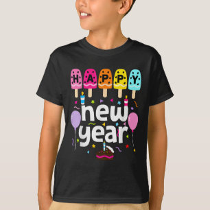 Camiseta Feliz ano novo 2026 Festa Véspera de ano novo Cria