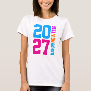 Camiseta Feliz Ano Novo 2027