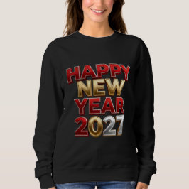 Camiseta Feliz Ano Novo 2027 Família Combinando