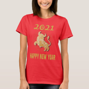 Camiseta Feliz Ano Novo Chinês 2021