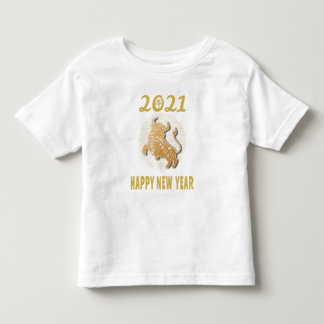 Camiseta Feliz Ano Novo Chinês 2021 (Frente)