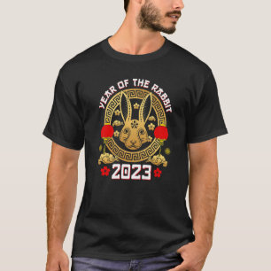Camiseta Feliz Ano Novo Chinês 2023 Ano do Coelho Zod