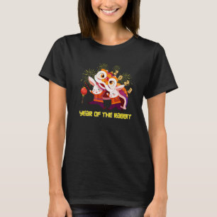 Camiseta Feliz Ano Novo Chinês 2023 Ano Do Rabbit Lio