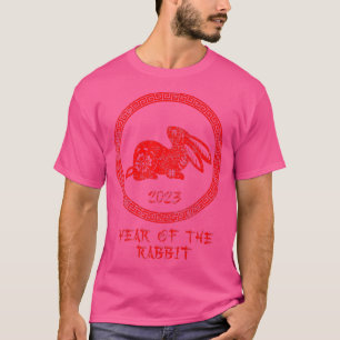 Camiseta Feliz Ano Novo Chinês 2023 Do Coelho (2