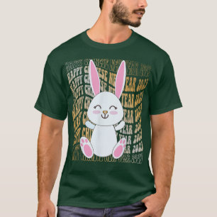 Camiseta Feliz Ano Novo Chinês 2023 Do Rabbit Kid